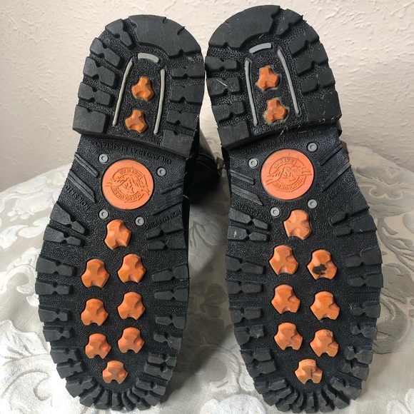 Milwaukee Leather Men's Black 11-inch Classic Harness Square Toe Boots, 9.5 - Picture 10 of 15